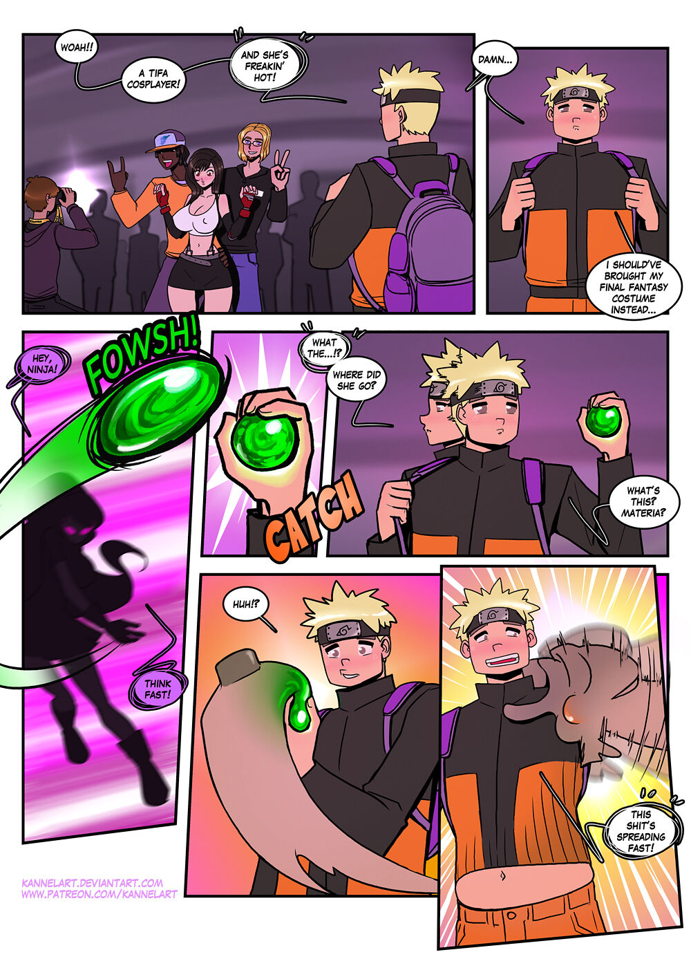 Final Fantasy VII Mini Saga page 1 full