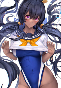 JK水着アヌビスちゃん+ビキニ版