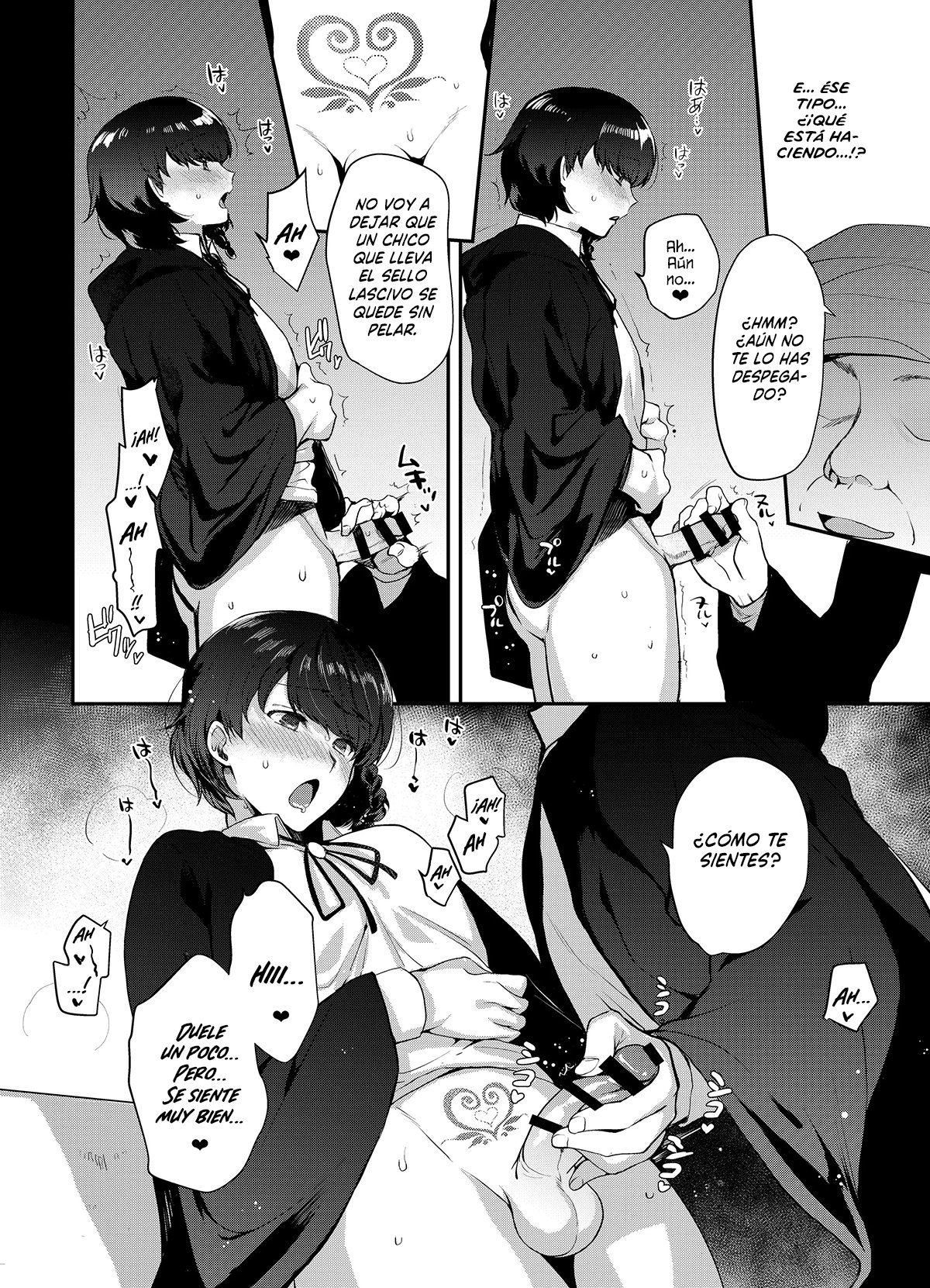 Hentai Inmon 2 Shingakkou Otokonoko Kyoukai Saimin page 9 full