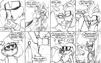 Silver The Hedgehog and a Goat cover