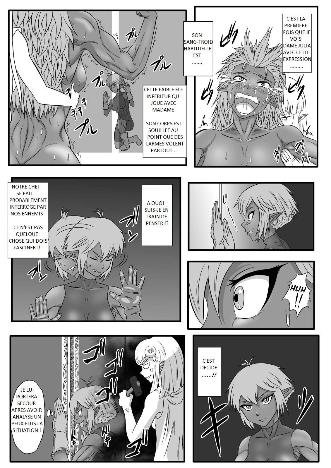 Kusuguri Goumon Taikyuu Hon ~Dark Elf Sokkin Hen~ | Tickling Torture Endurance Book ~Dark Elf Entourage~ page 8 full