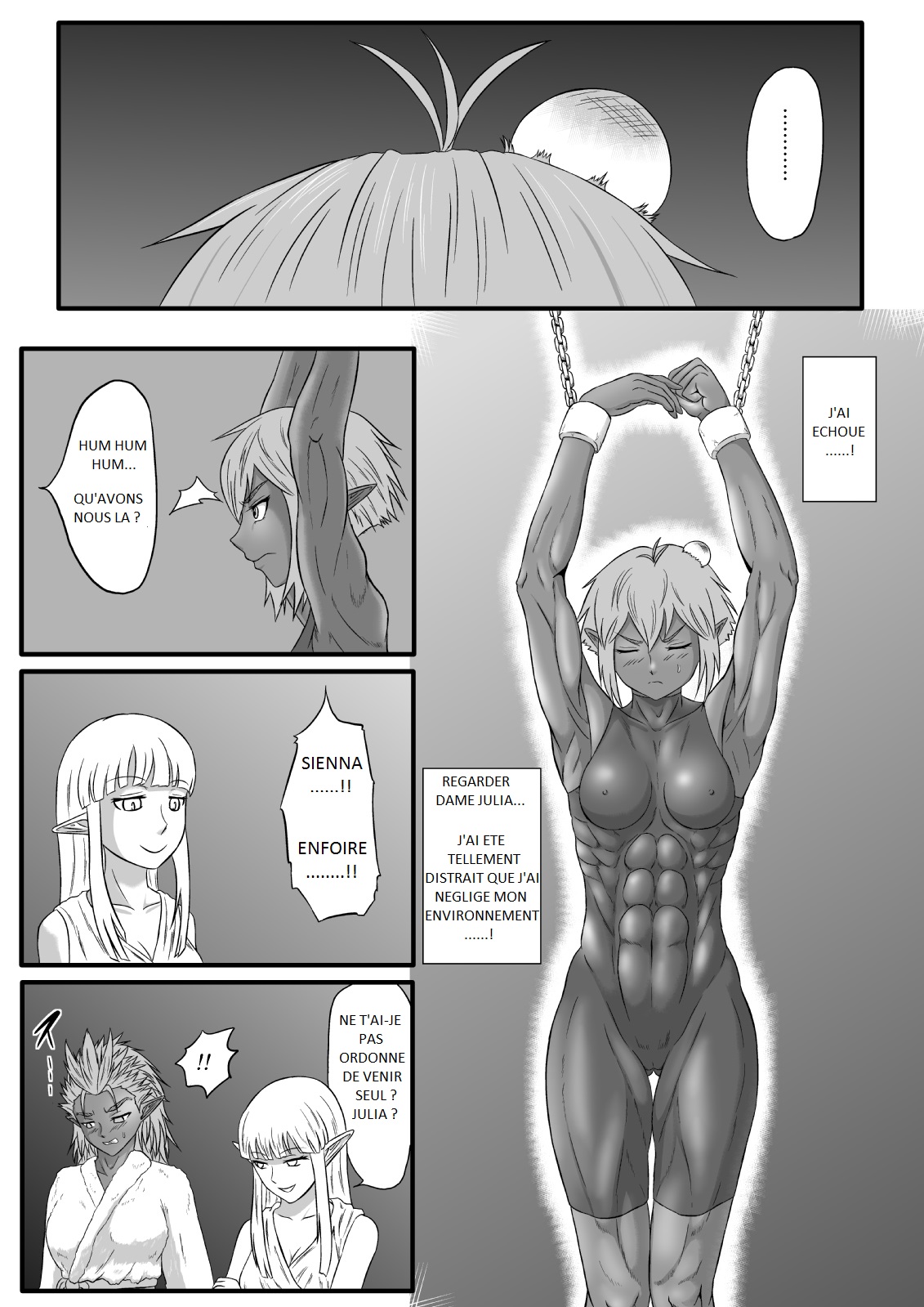 Kusuguri Goumon Taikyuu Hon ~Dark Elf Sokkin Hen~ | Tickling Torture Endurance Book ~Dark Elf Entourage~ page 9 full