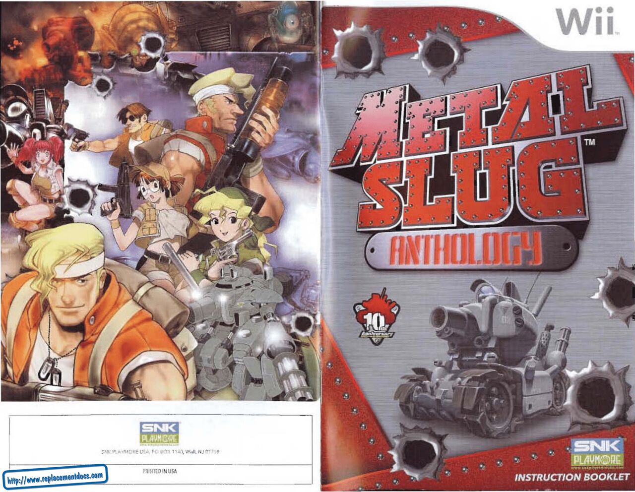 Metal Slug Manual page 1 full