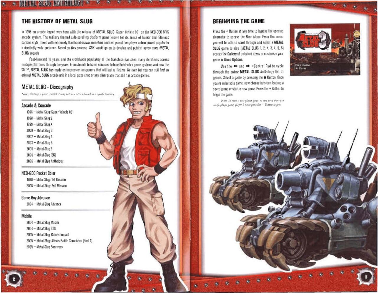 Metal Slug Manual page 4 full