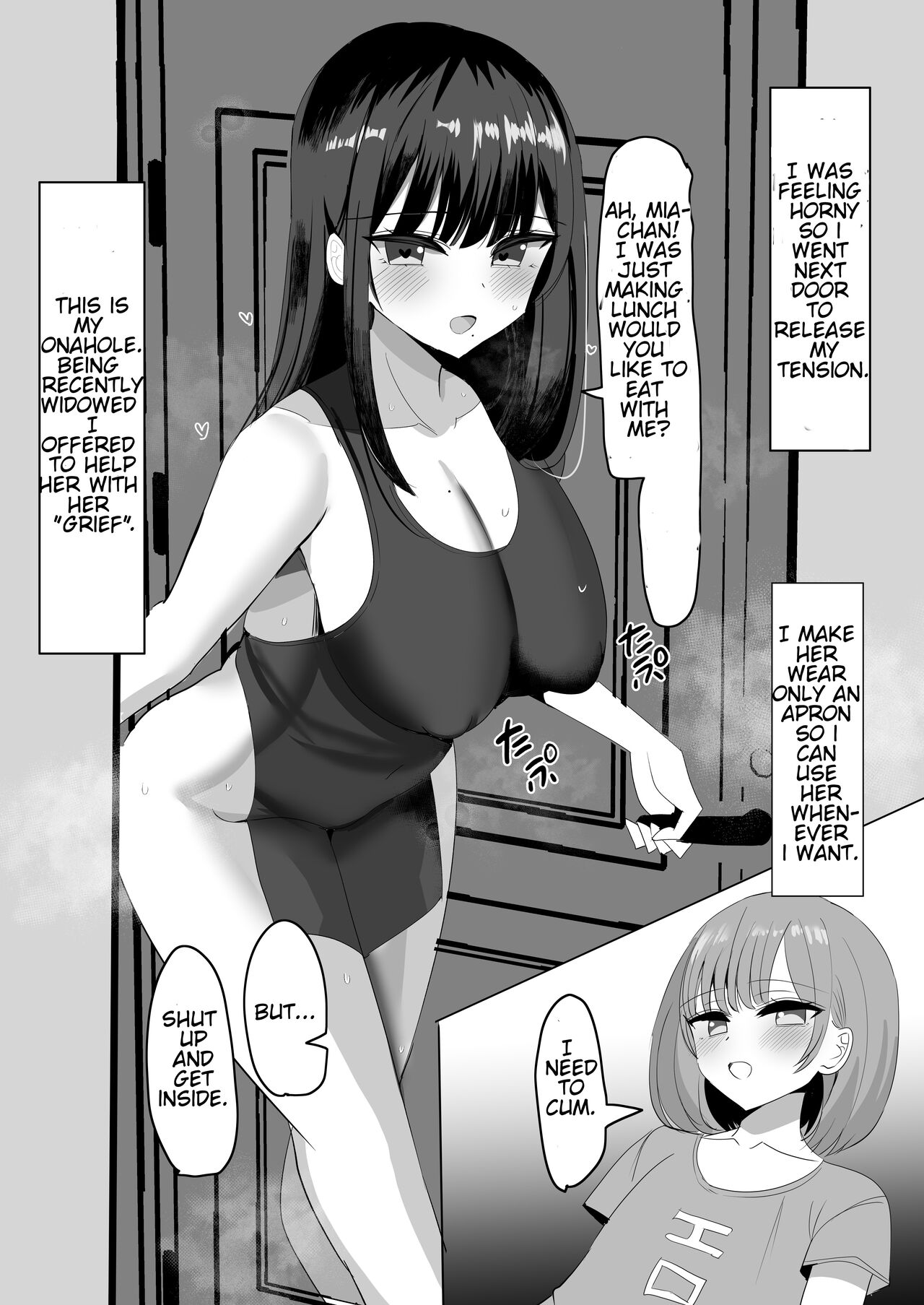 Oh, um, if you don't mind, why don't you take a look at this 3P E T manga page 1 full