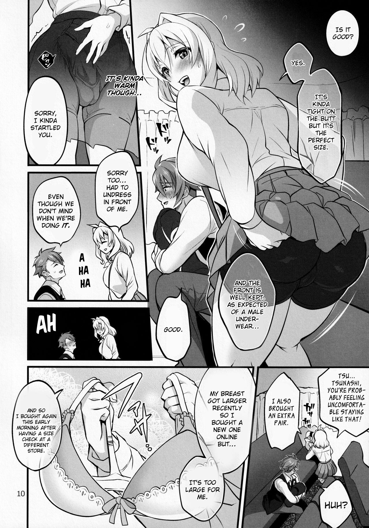 Futanari ni Natte Shimatta Taji Musho Manager no Watashi ga Eroero Beast de Wadai no Idol Ryu○suke Tsunashi-san to Himitsu no Shitagi Trade page 7 full