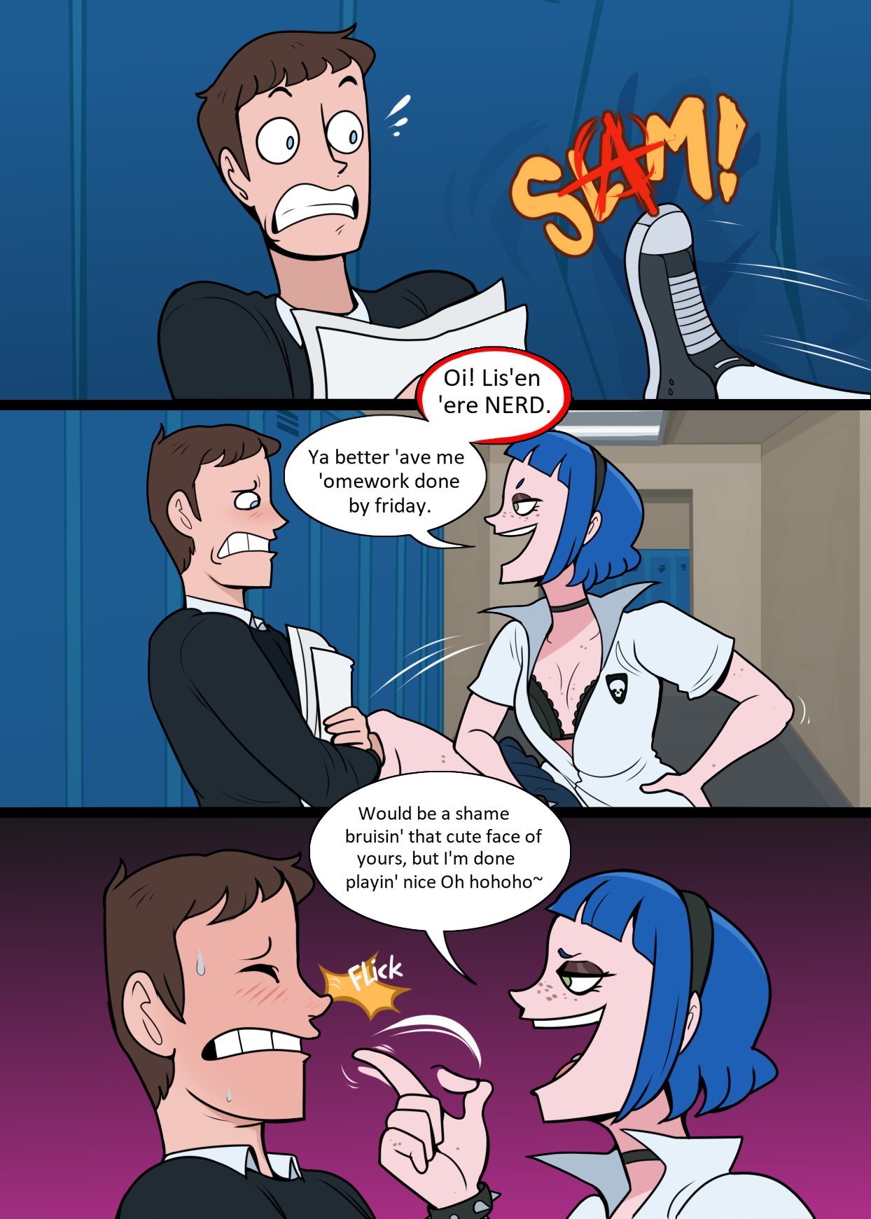 Hellonearthiii OC's page 4 full