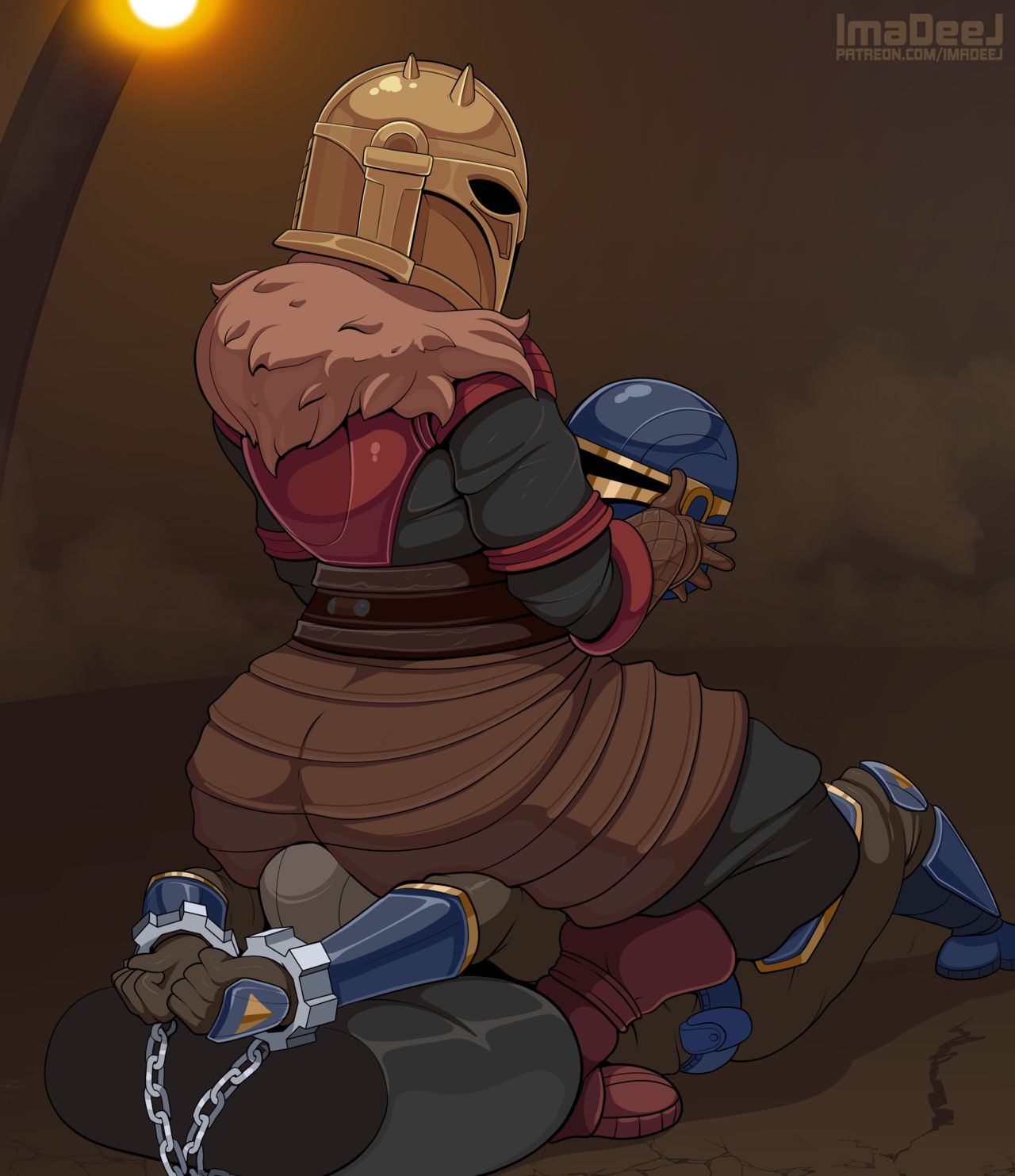 The Armorer Facesitting page 3 full
