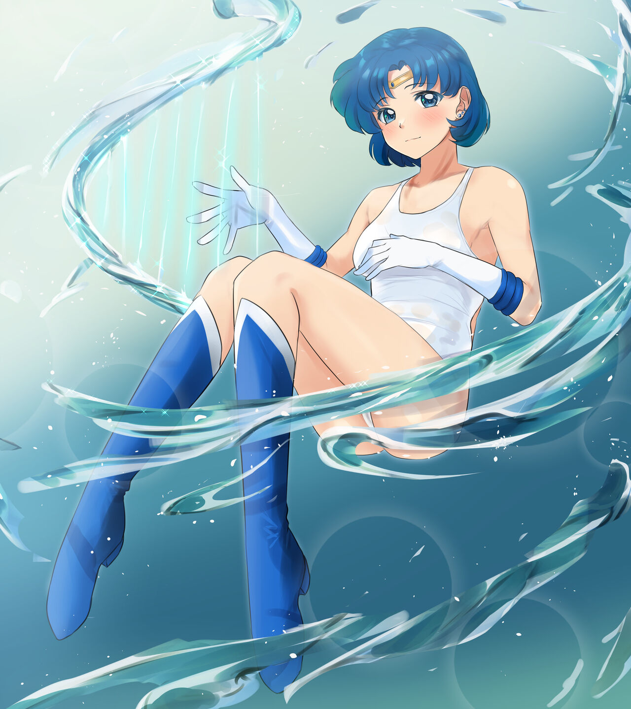 -Tenchi Girl Warrior Sailor Moon --Sailor Mercury  Snow Correction Ver. page 10 full