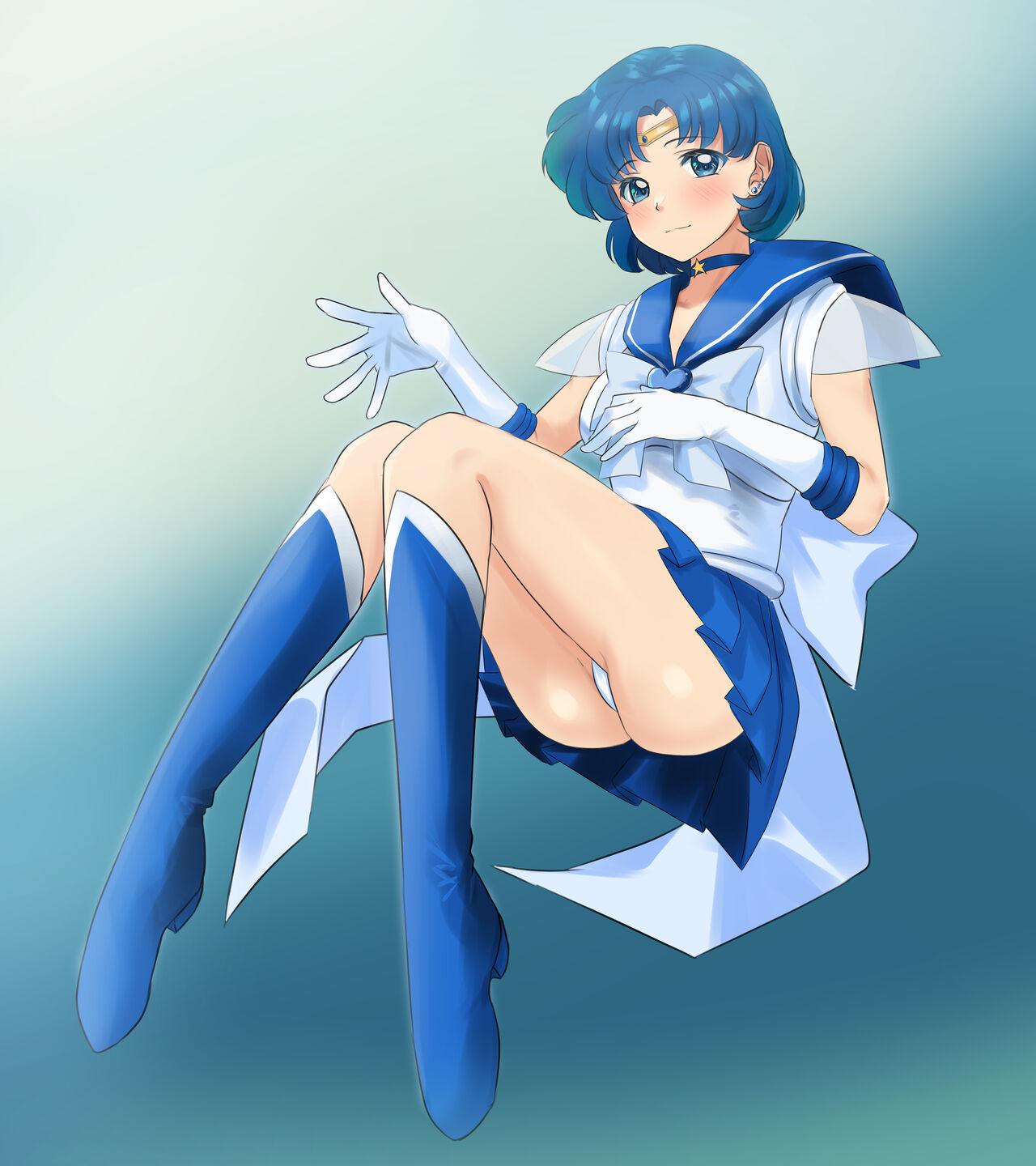 -Tenchi Girl Warrior Sailor Moon --Sailor Mercury  Snow Correction Ver. page 3 full