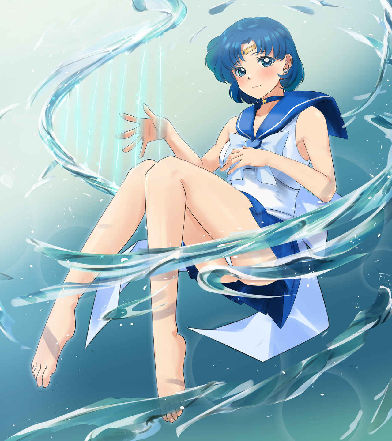 -Tenchi Girl Warrior Sailor Moon --Sailor Mercury  Snow Correction Ver. page 6 full