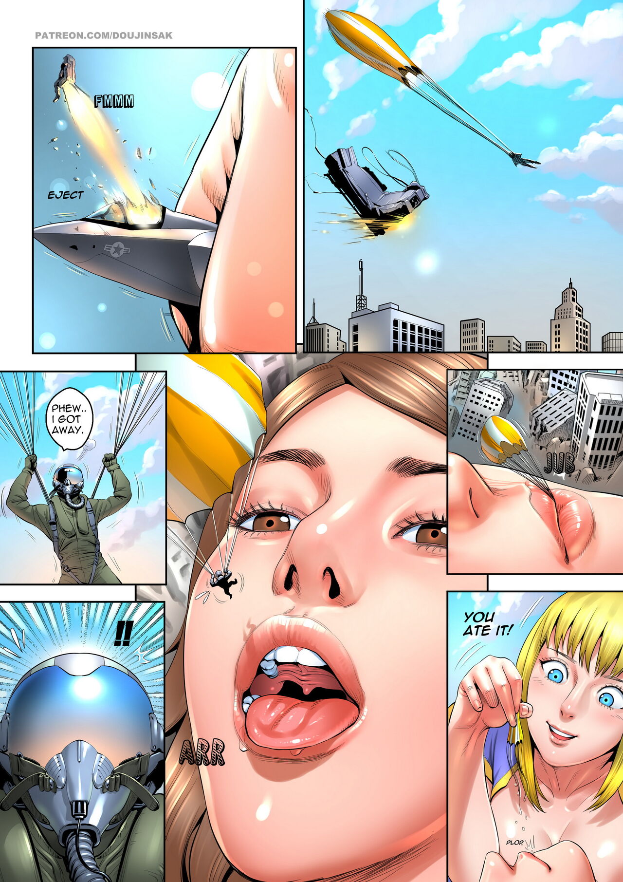Doujinsak - Cheerleaders Growth page 10 full