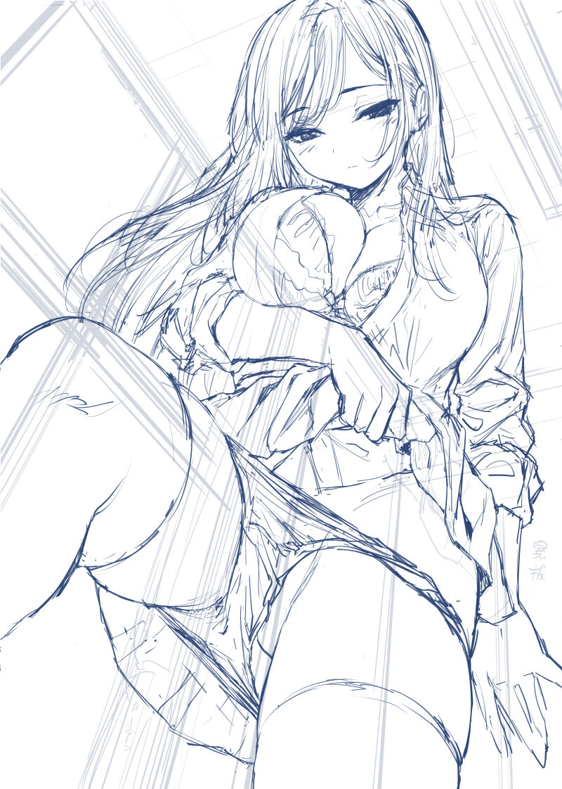 雨の教室JKさん page 7 full