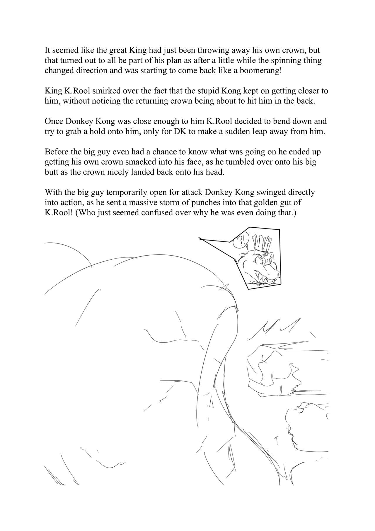 Kong VS K.Rool on the beach! page 7 full