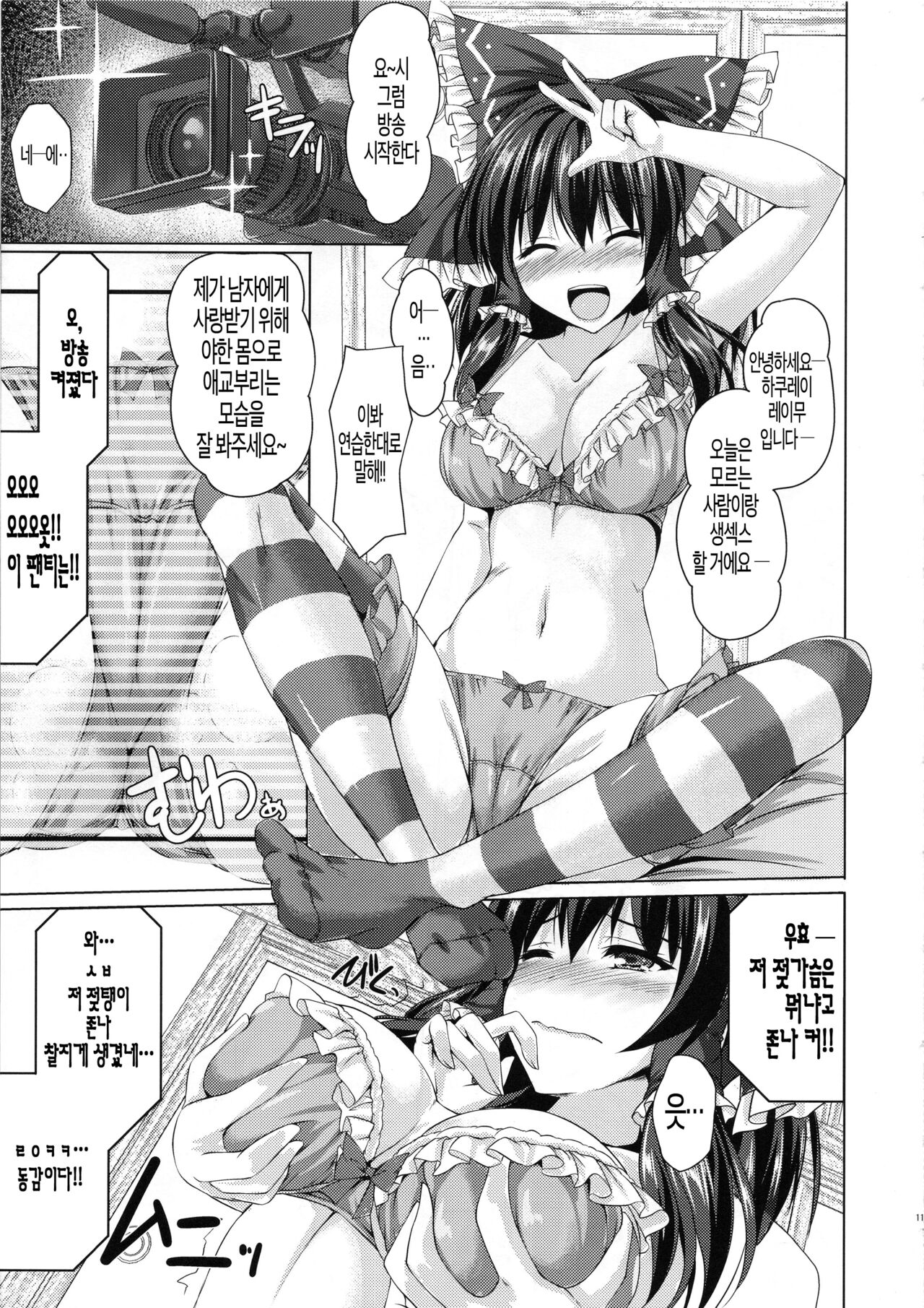 Reimu ga Haishin o Hajimeta You desu. | 레이무가 방송을 시작한 것 같습니다. page 8 full