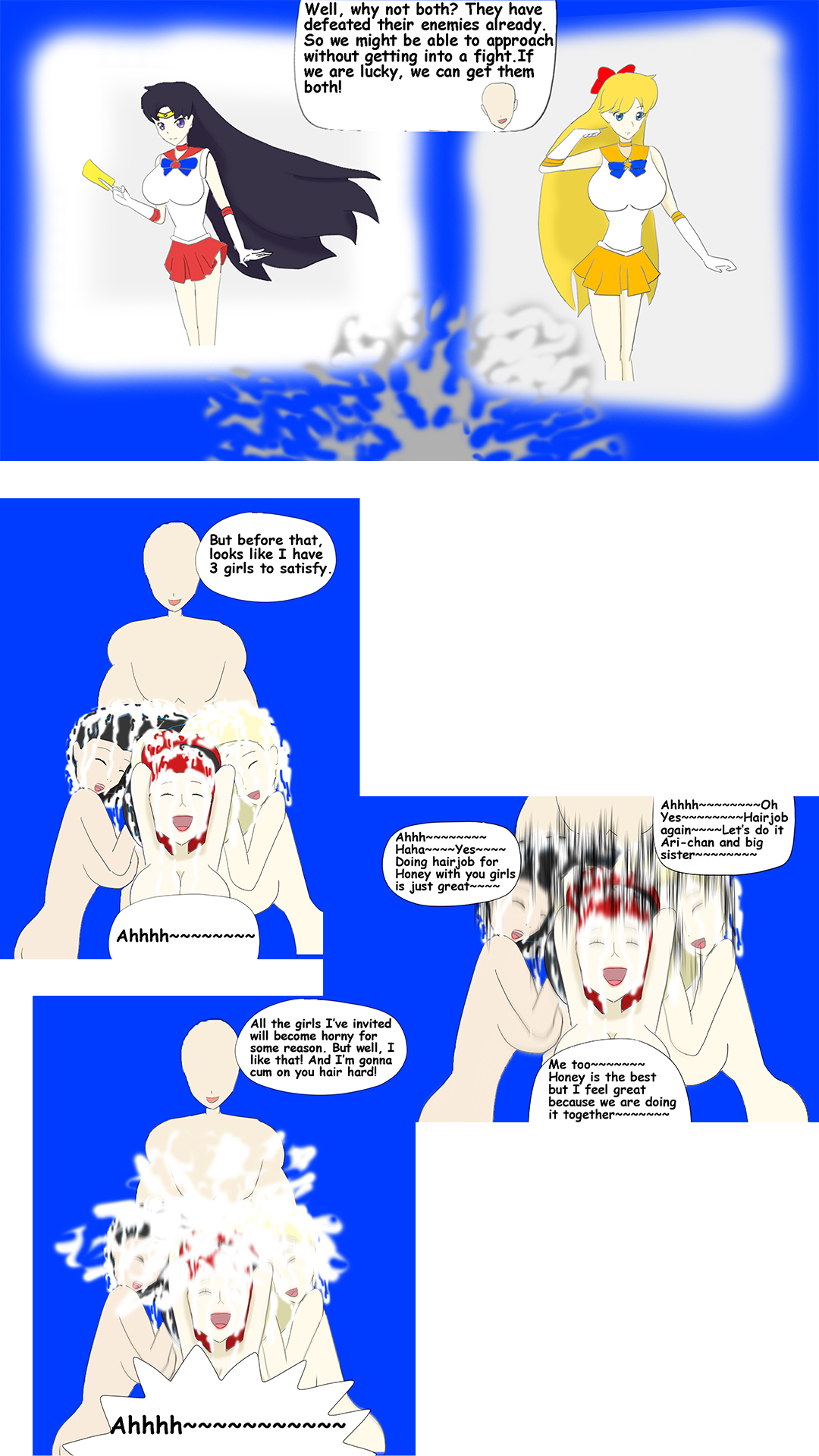 Hair Fetish Harem EP4 page 3 full