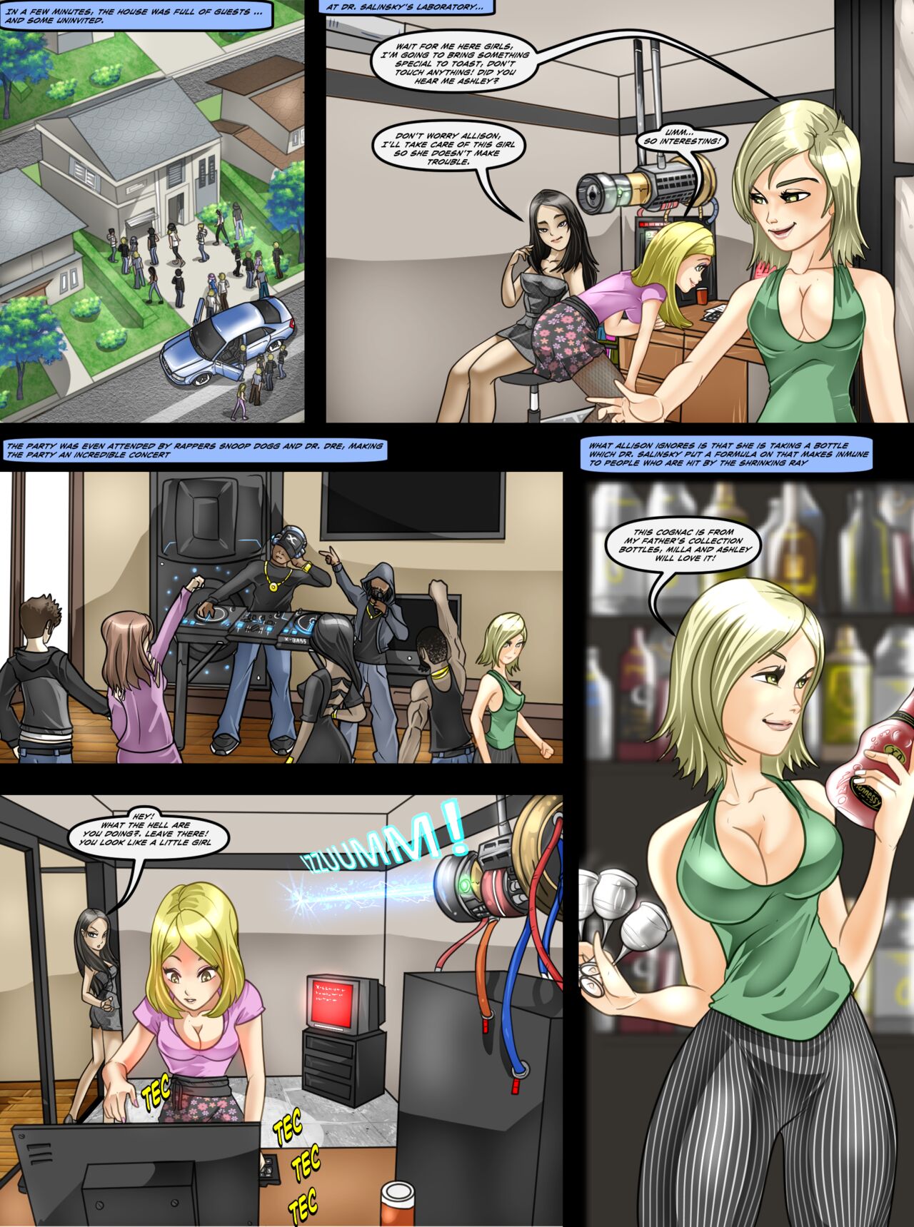 LOSTPERRAS - HONEY, EVERYONE HAS SHRUNK CARTOON PORN. page 3 full