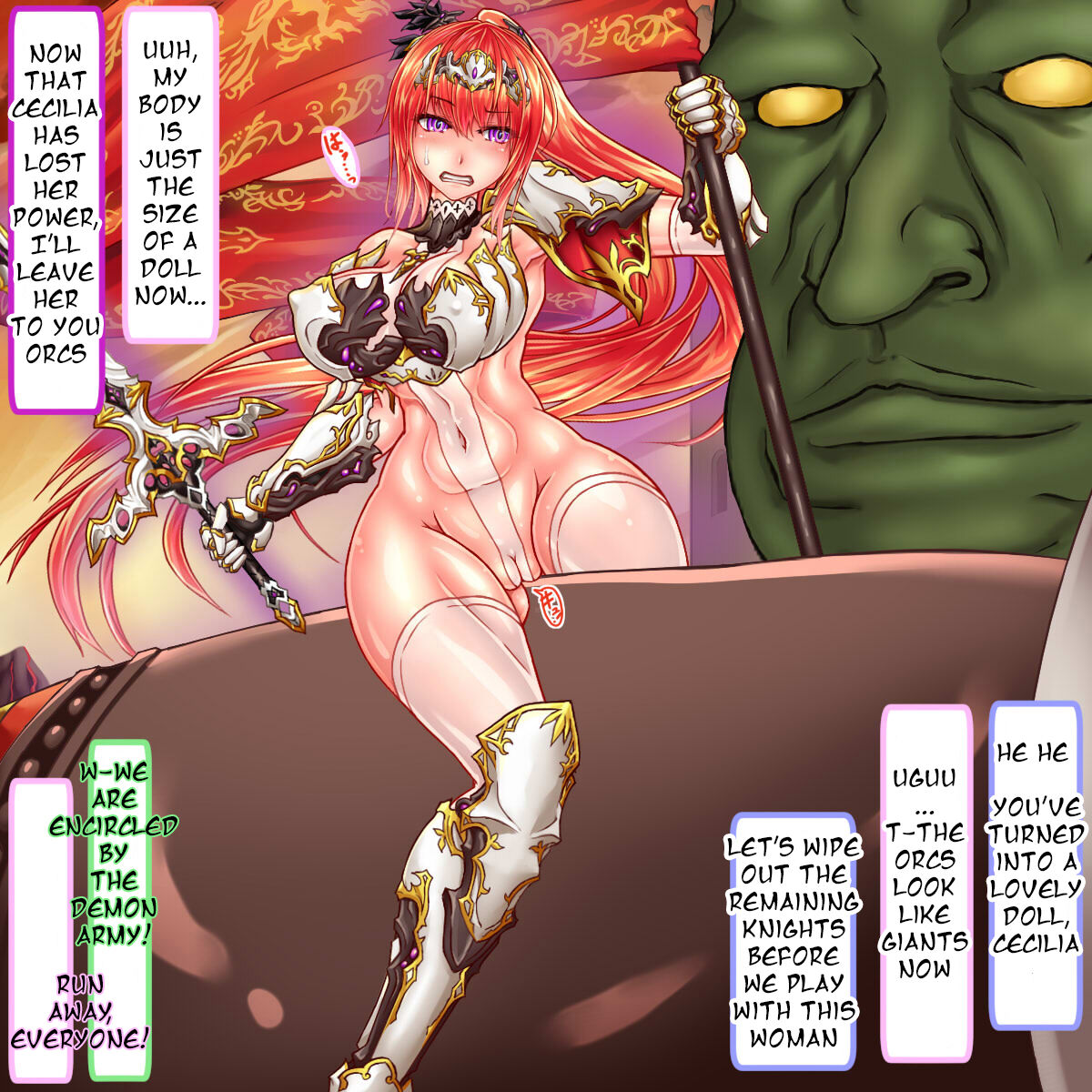 Noroi no Fushi Kishi Cecilia ~Kitaenukareta Onna Kishi no Nikutai ga Ranshi Kokatsu suru made Ryoujoku sare Gro Ana Nikubukuro e Kaerareru~ page 8 full