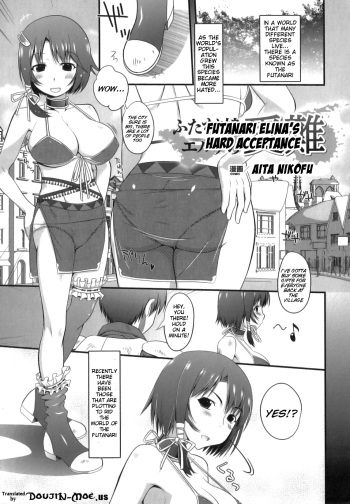 Futanari Musume Eruna no Junan | Futanari Elna's Hard Acceptance cover