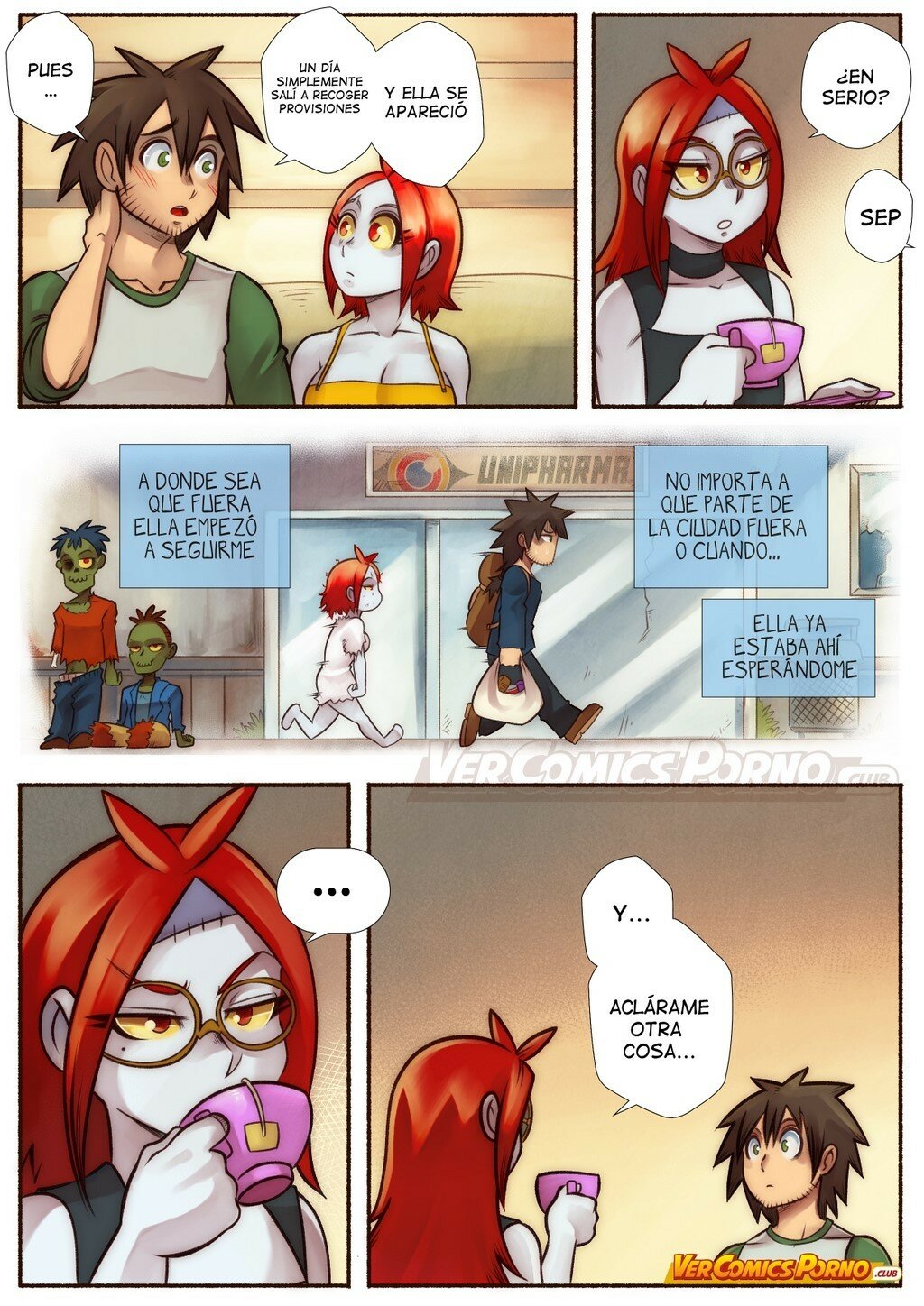 Cherry Road 5 - Charlando con un Zombie page 9 full