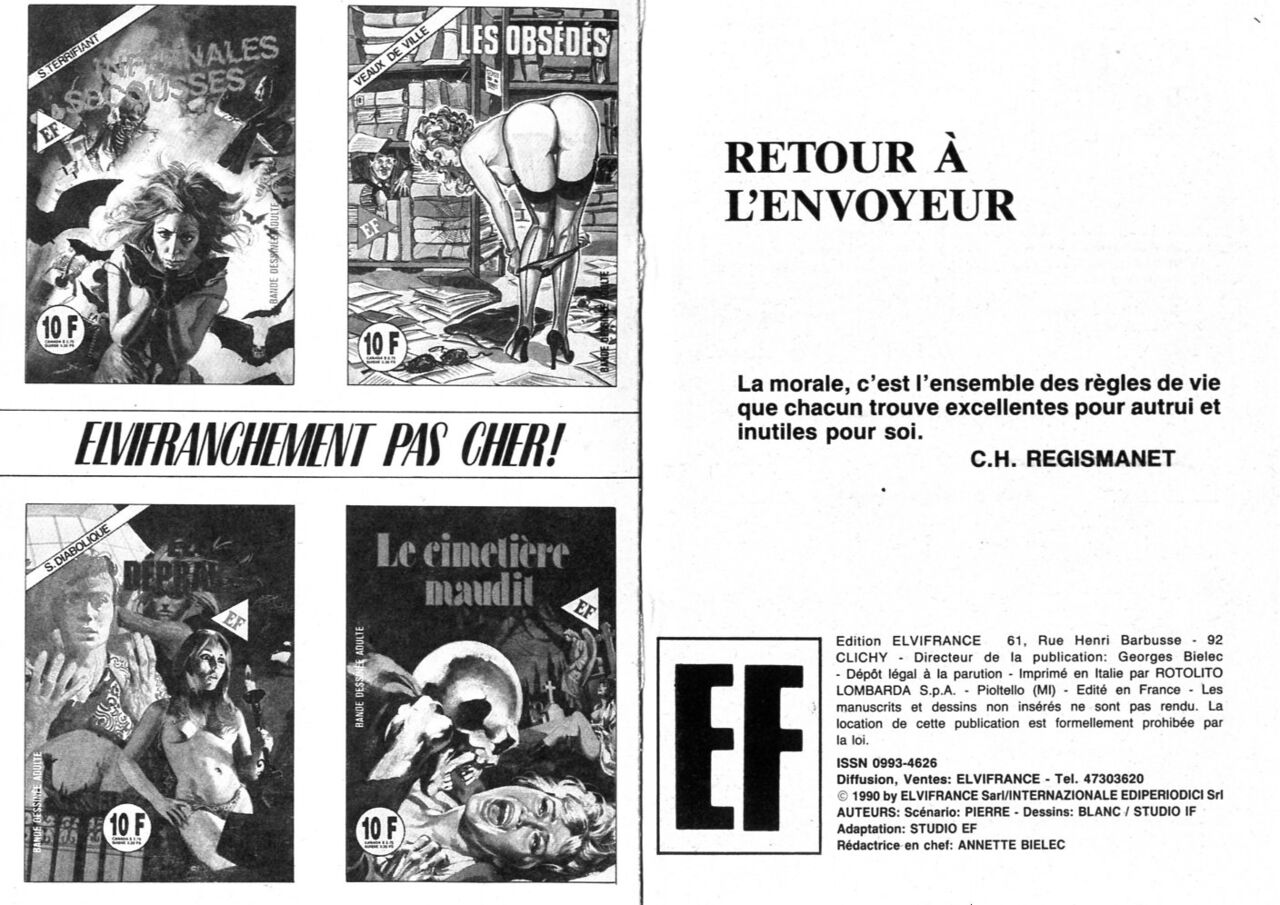 Elvifrance Série Orange 14 - Retour à l'envoyeur - Joli coup de théâtre page 2 full