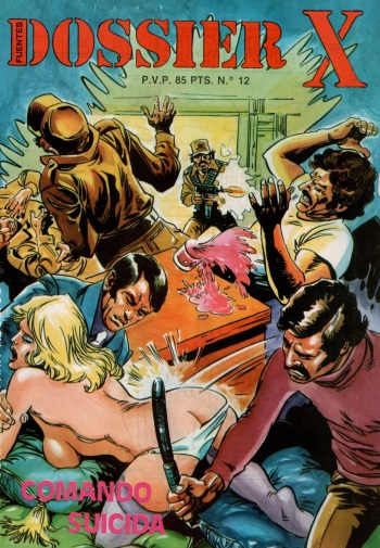 Dossier X 12 - Comando Suicida Spanish cover