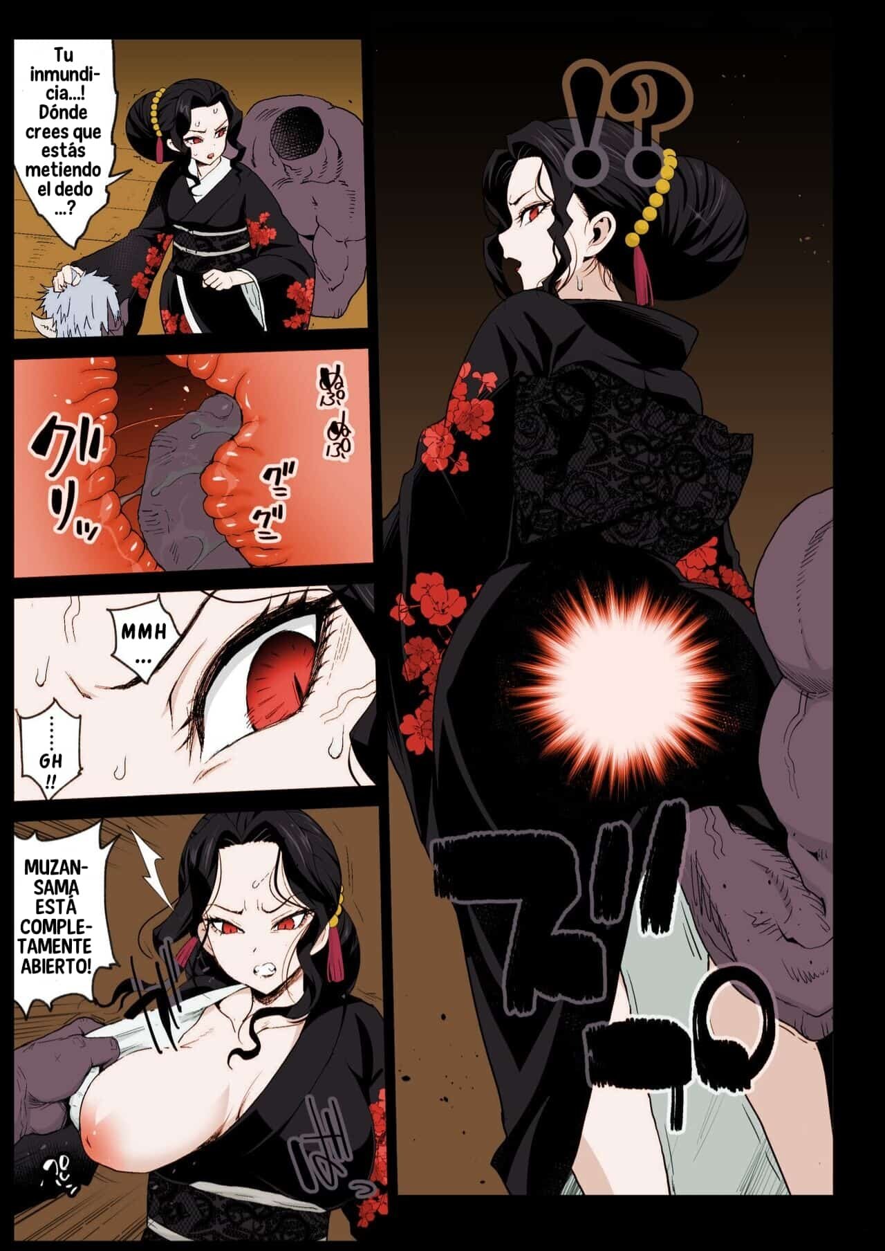 Mesu Ochi Jou Muzan-sama - RAPE OF DEMON SLAYER 4 | Making a Mess of Lady Muzan-sama - RAPE OF DEMON SLAYER 4 page 7 full