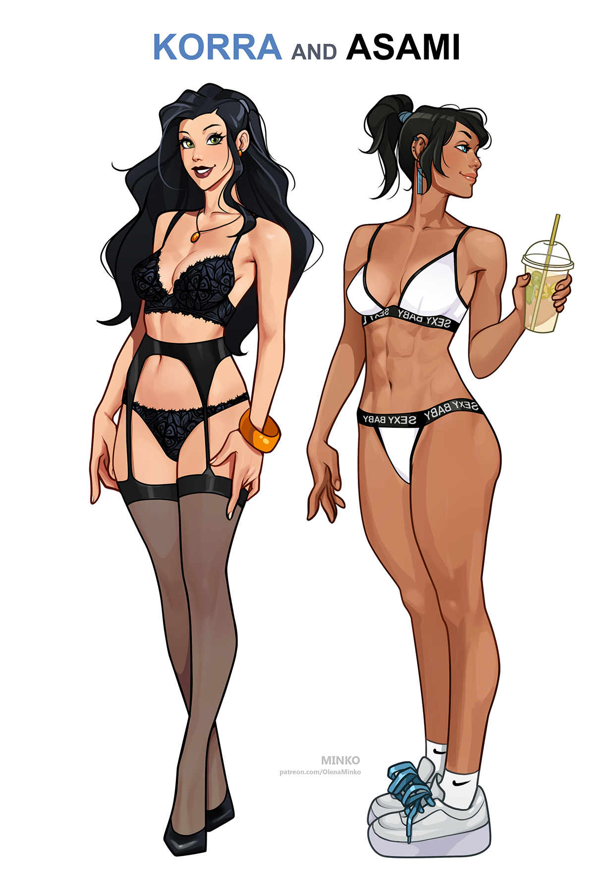 Korra and Asami: Office Story page 2 full