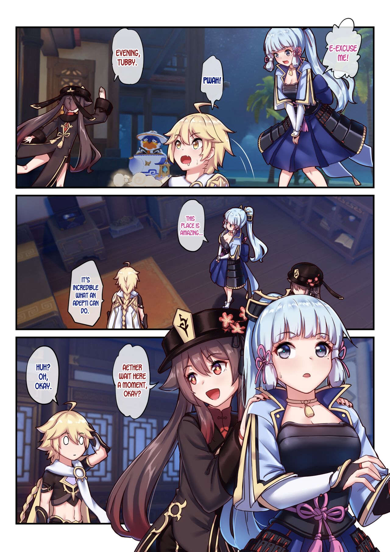 The Traveler's Wives Hu tao &amp; Kamisato Ayaka page 1 full
