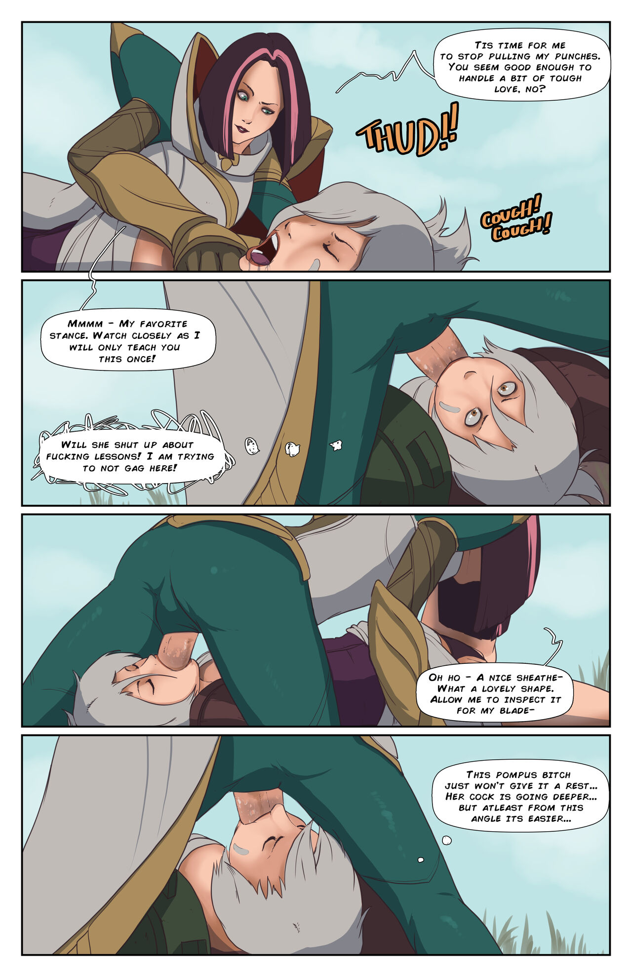 Unfinished Zuanderground League Comic page 4 full
