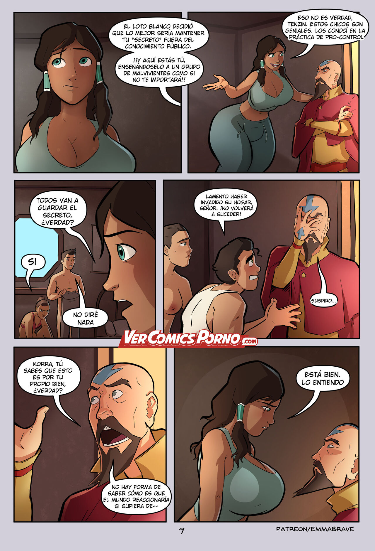 Korra: Book One page 7 full