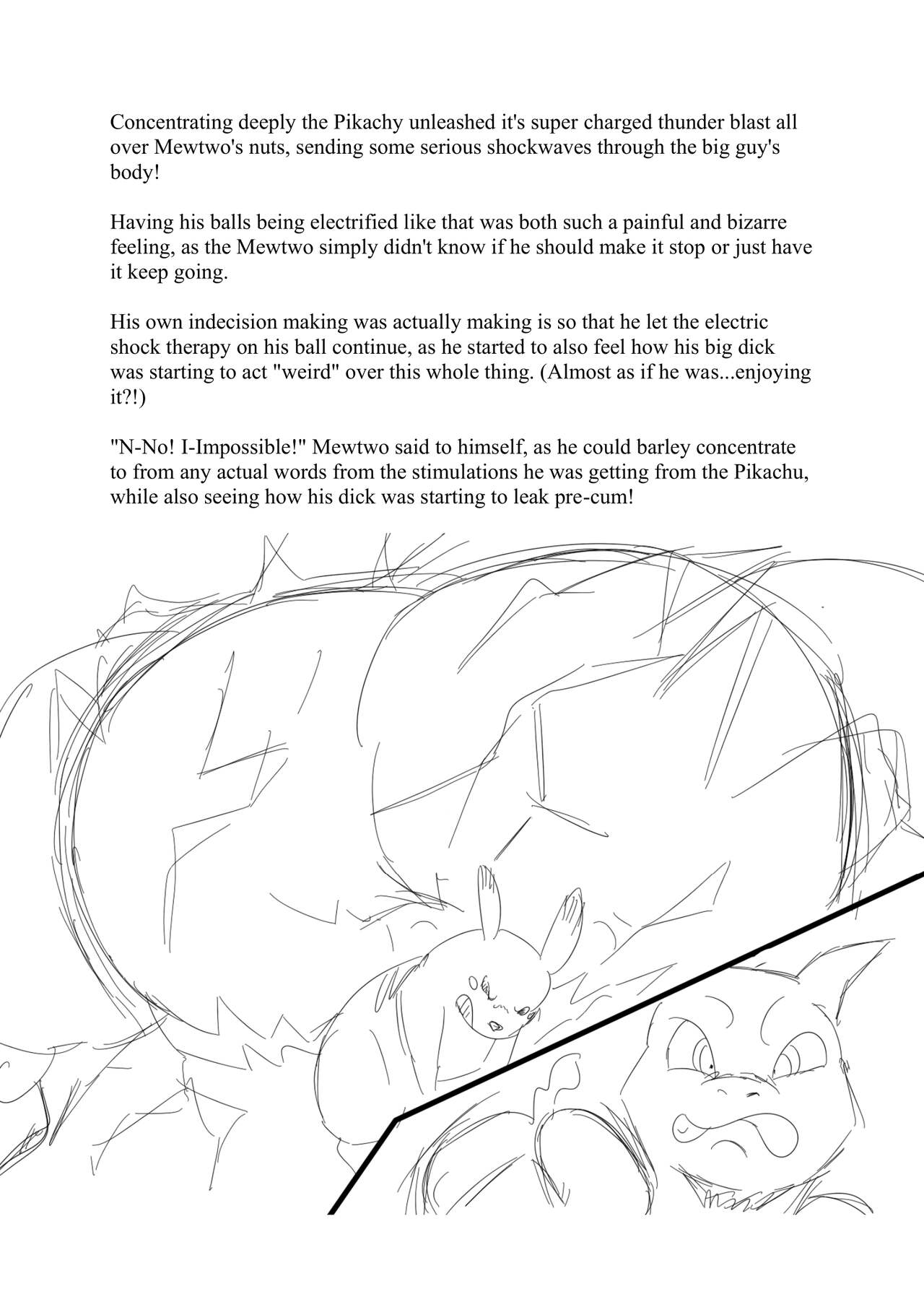 Mewtwo VS Pikachu! page 6 full