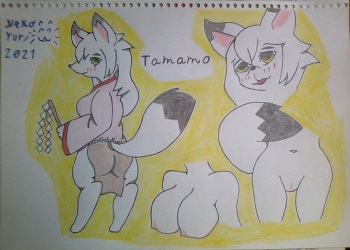 Tamamo la amable zorrita de Black Hearts cover