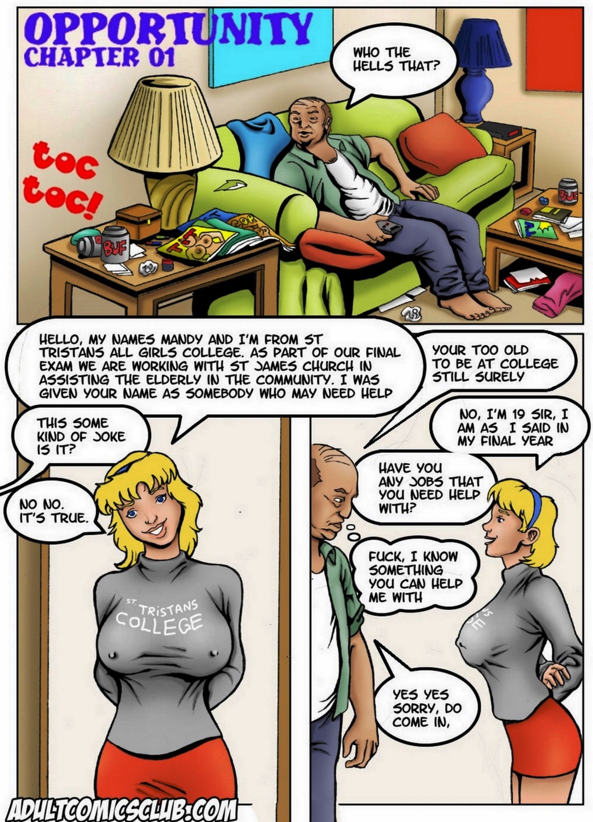 AdultComicsClub - Opportunity page 1 full