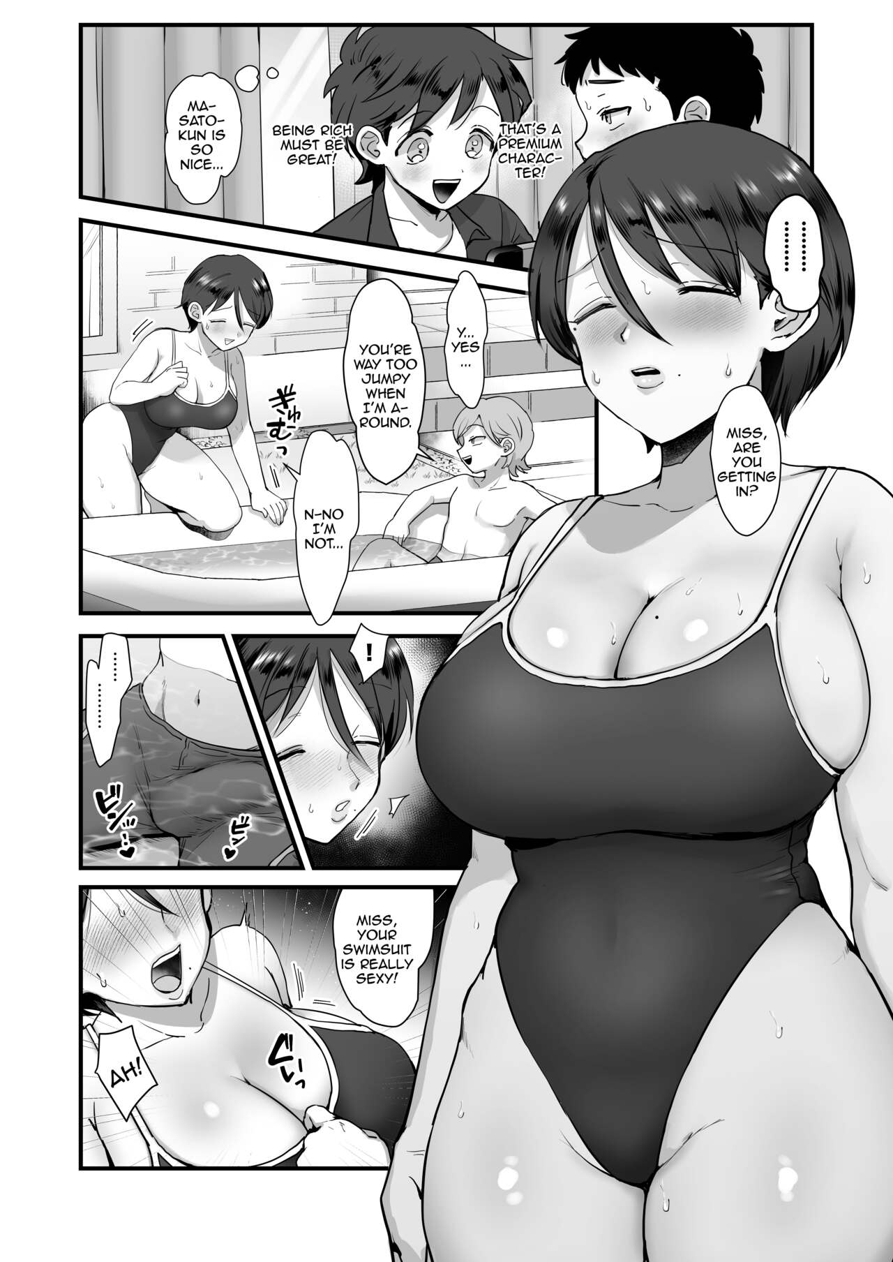 Zoku Hosome Ottori Kyonyuu Mama. | A Narrow-Eyed Gentle Big-Breasted Mama Part 2 page 9 full