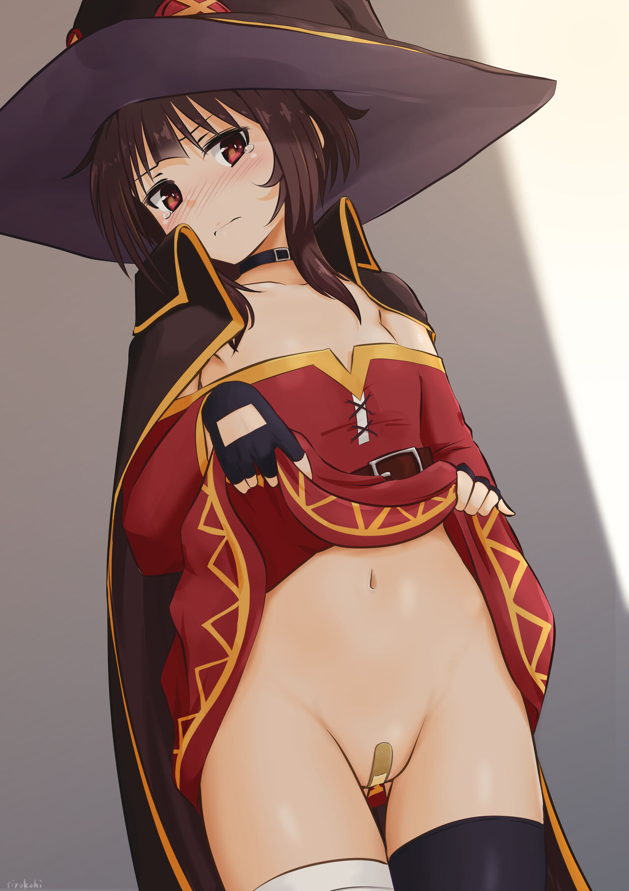 嫌な顔をされながらめぐみんにおパンツを… page 8 full