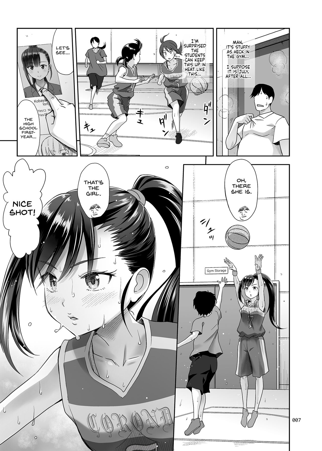 Seishidouin no Oshigoto 3 Mushiatsui Taiiku Souko de Iron na Renshuu o Shitemitara Asedaku ni Natta | After Doing All That Practice in the Steaming Hot Storage Room, We Were Dripping With Sweat page 6 full