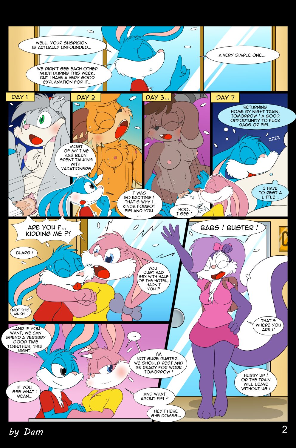 Toons on a train - english page 2 full