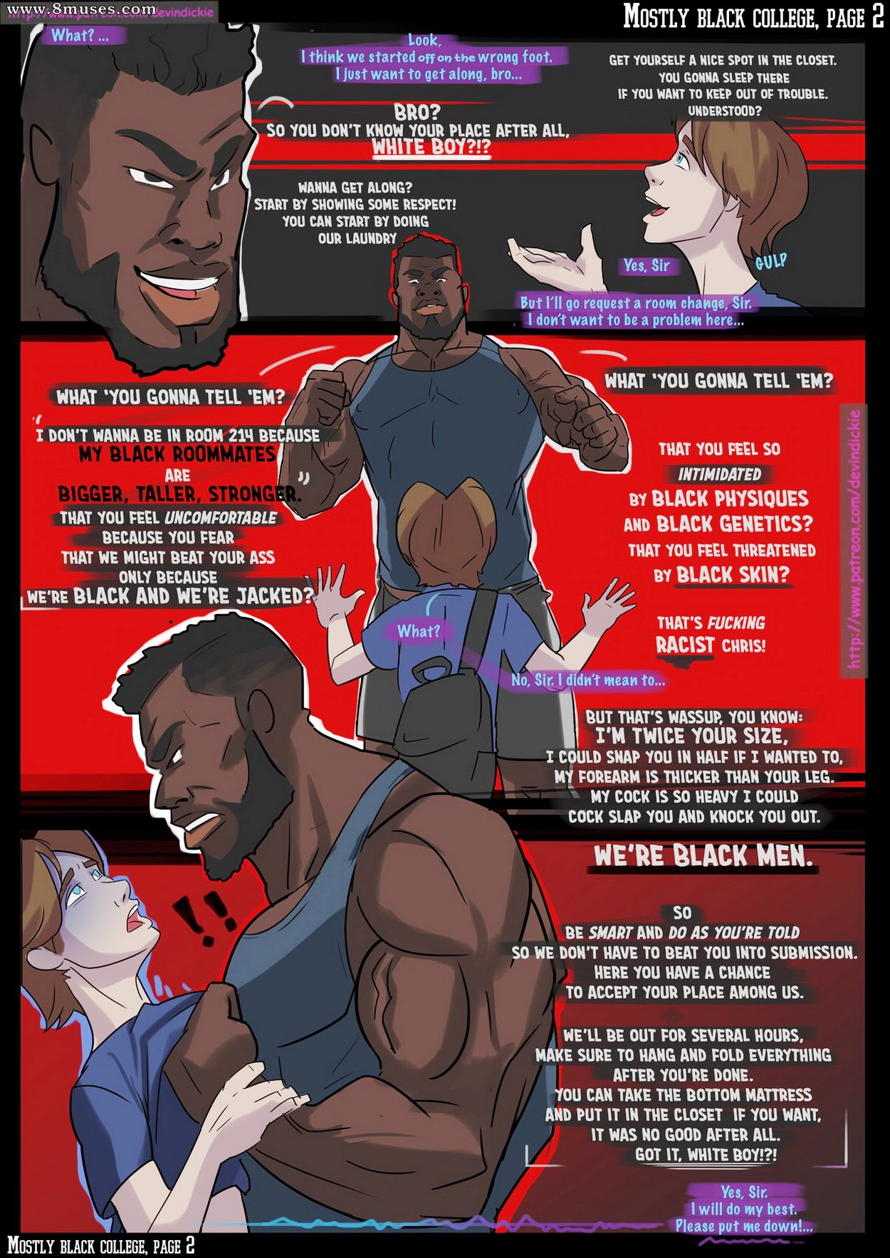 Devin Dickie - Mostly Black College 1 page 3 full