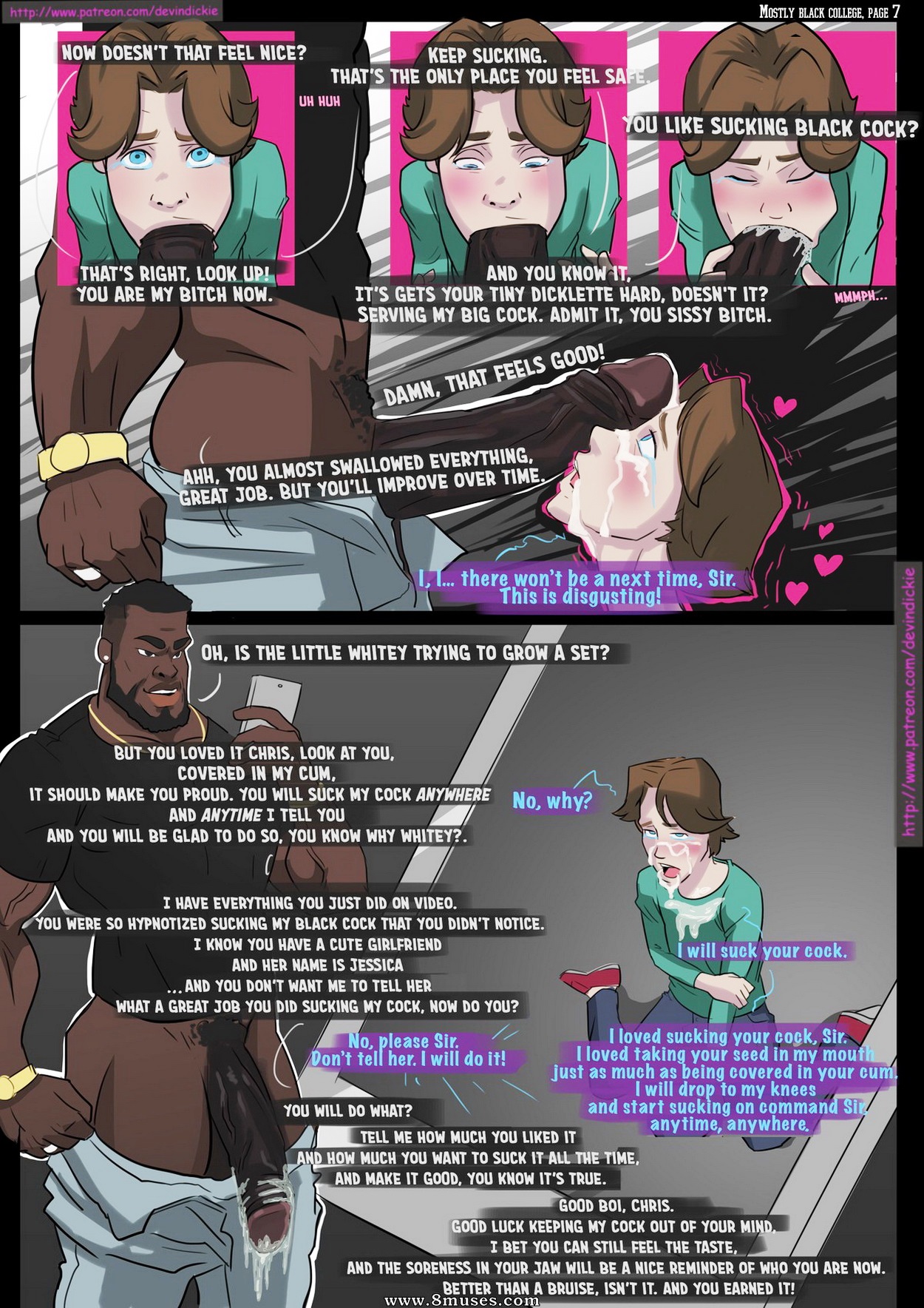 Devin Dickie - Mostly Black College 1 page 8 full