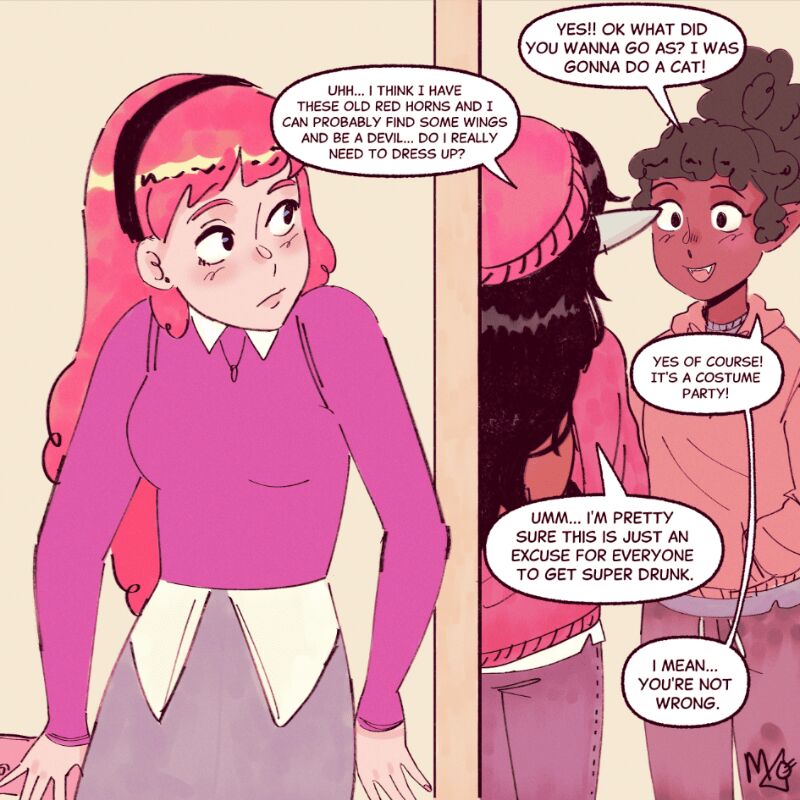 Horns &amp; Halos - A Bubbline Fancomic page 4 full