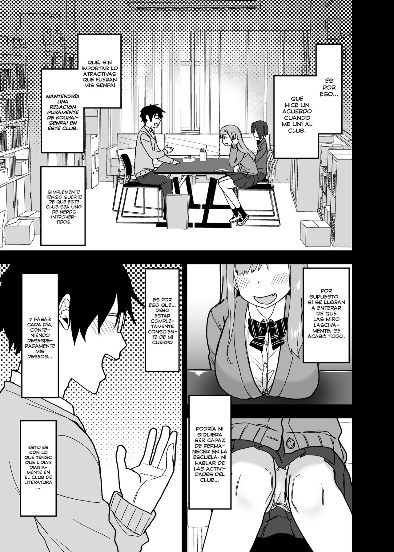 Yarasetekureru Senpai page 4 full