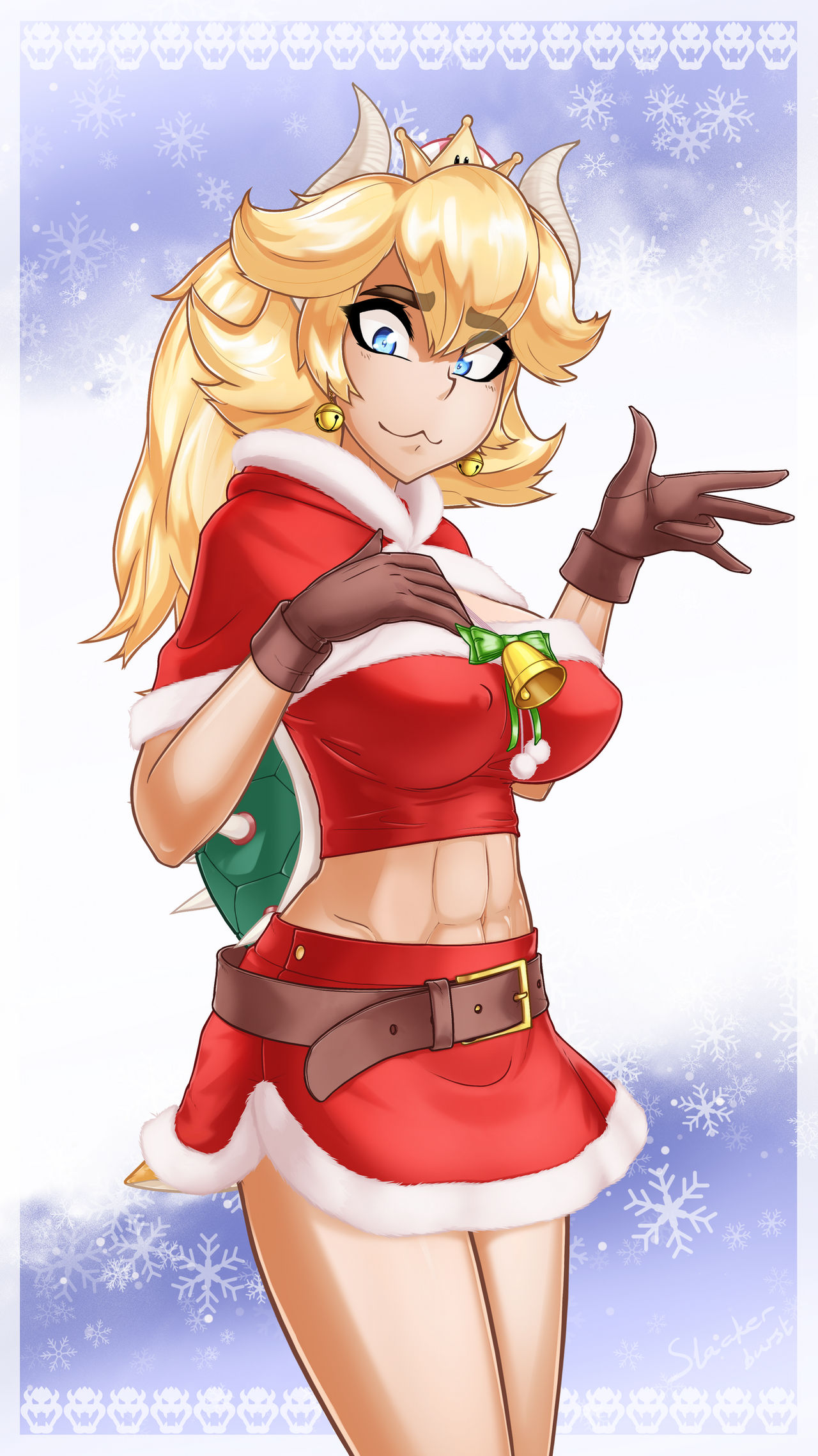 Bowsette Xmas page 1 full
