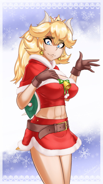 Bowsette Xmas cover