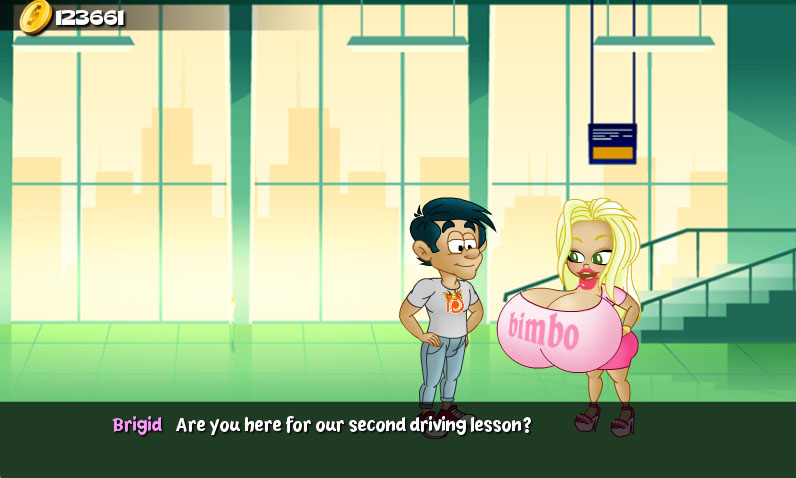 Hungry Girls Game: Brigid's Bubbly Bimbofication #2 page 9 full