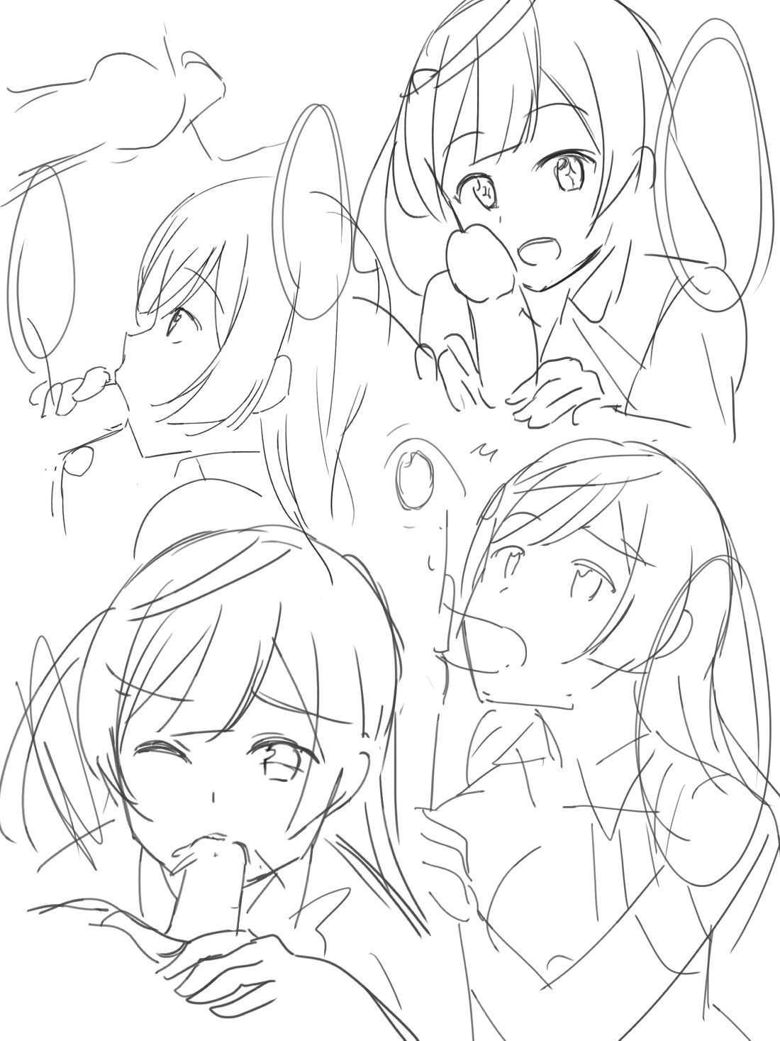 撮影せつ菜【文字無し＆つづきラフ】 page 6 full