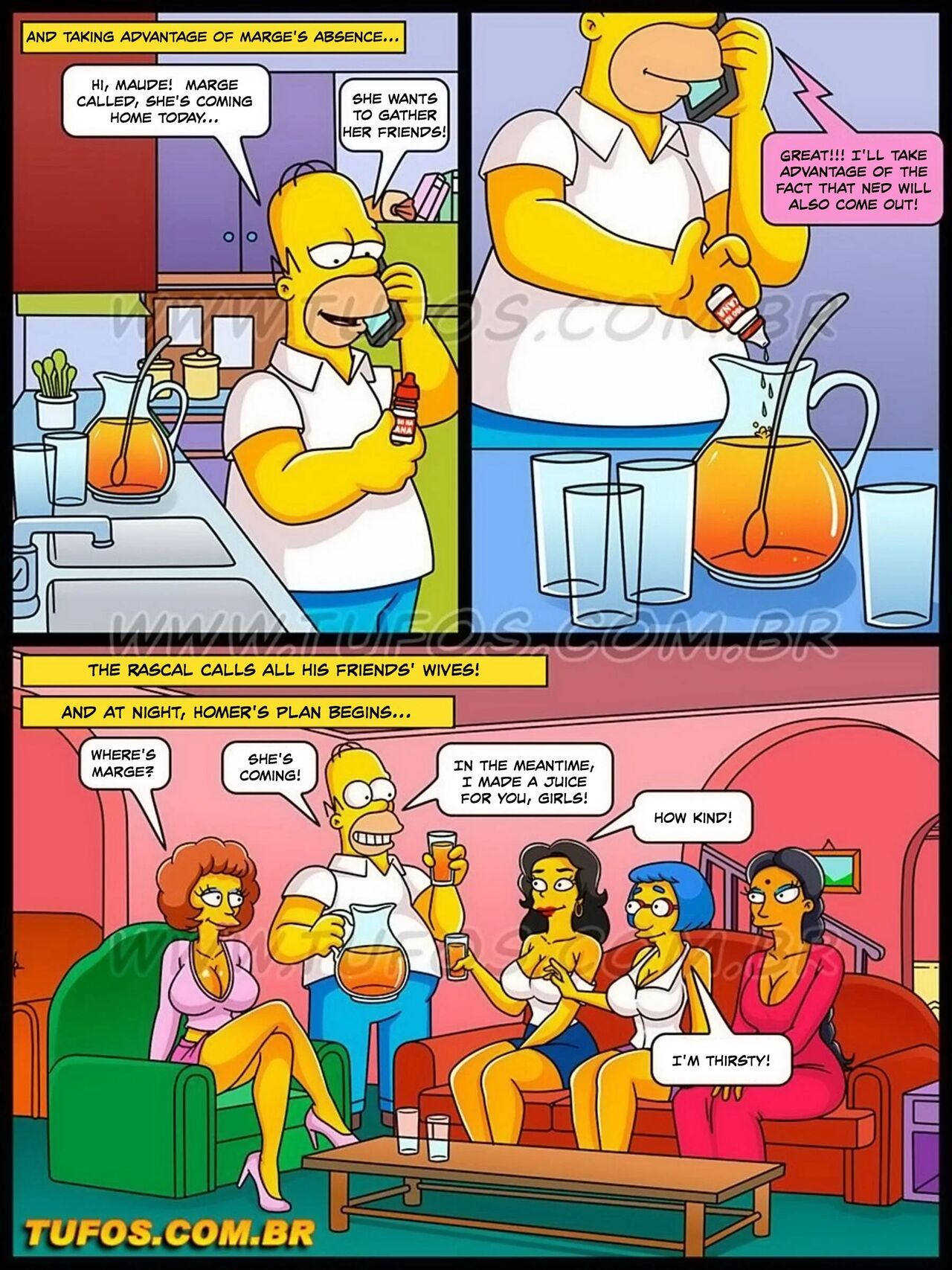 Os Simptoons 41 – Homer's Revenge! – Tufos - english page 3 full
