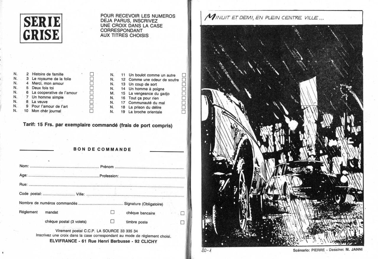 Elvifrance Série Grise 20 Le pirate de la route - Amour trahi page 3 full