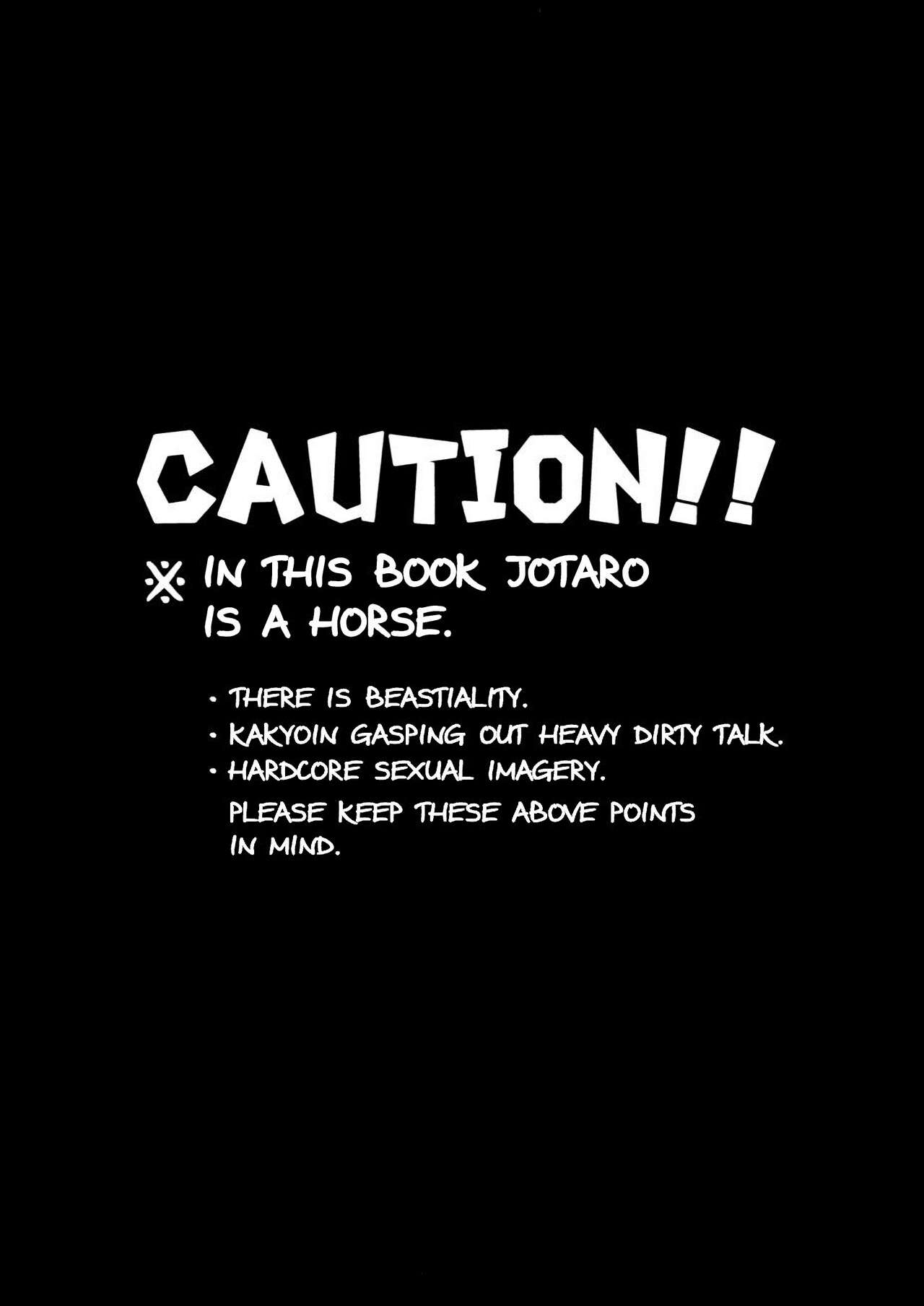My Lover Reincarnated As A Horse – JoJo’s Bizarre Adventure dj page 2 full