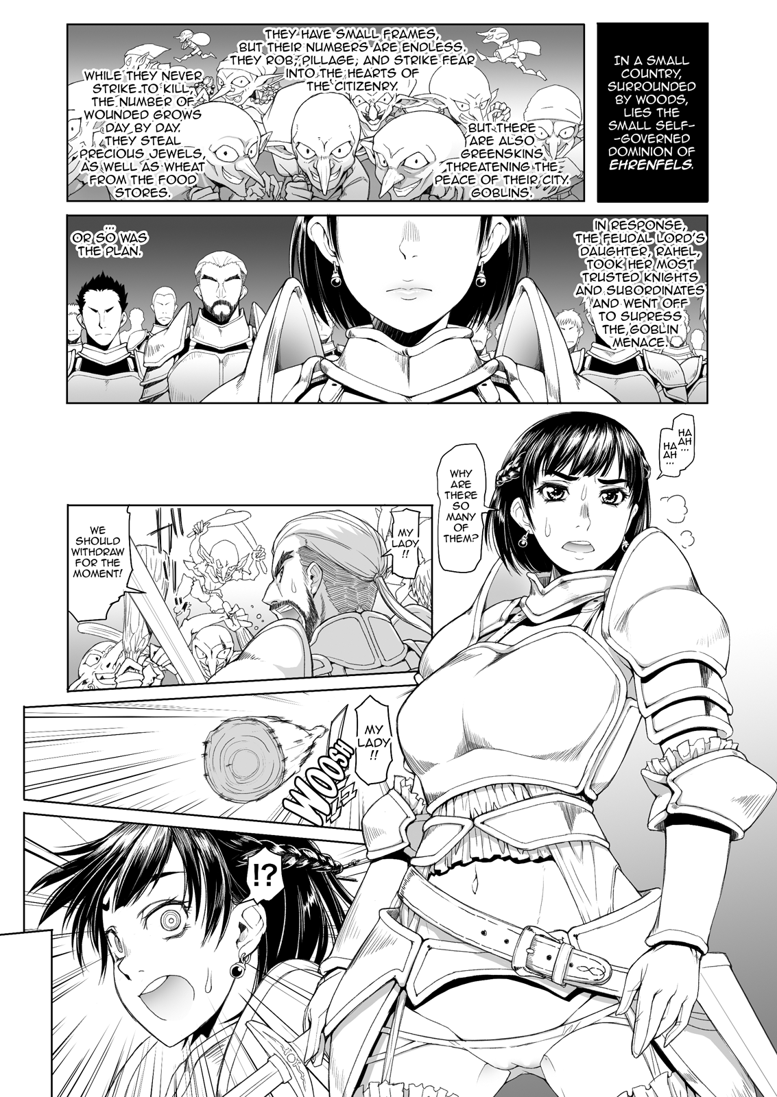 Onnakishi Rael to Aonibiiro no Ashi no Ne | Lady Knight Rahel and the March of Greenskins page 3 full